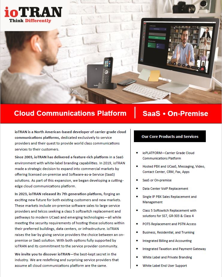iotran brochure snapshot for pdf download - Talking Platforms